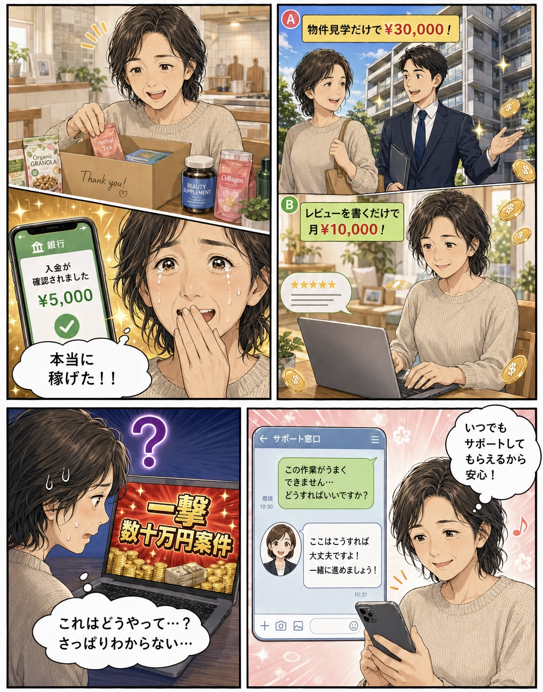 漫画3ページ目